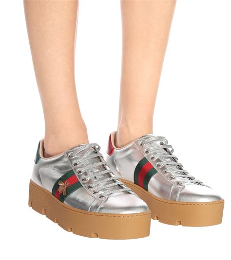 gucci ace platform.